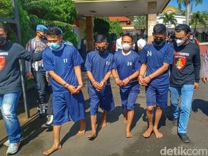 Nyuri Motor Saat Tarawih, 4 Pelaku Ini Dibekuk Polresta Bandung