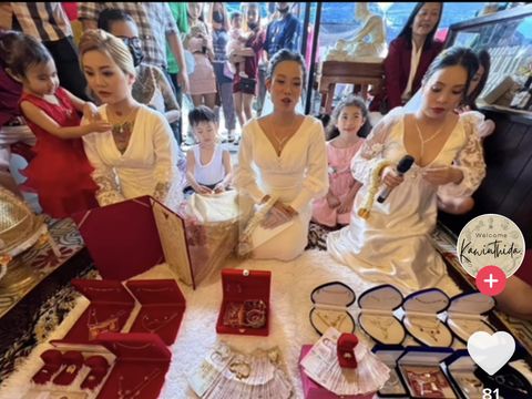 Seorang pria di Thailand menikahi 3 wanita sekaligus. Masing-masing istri gelontorkan mahar Rp43 Juta.