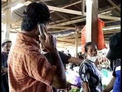 Viral Pedagang Pasar di Pinrang Adu Mulut dengan Kades Gegara Retribusi
