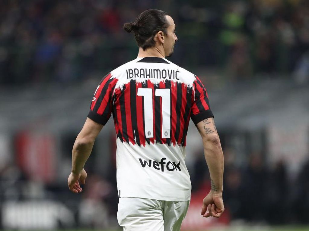 Kabar Buruk bagi AC Milan, Zlatan Ibrahimovic Cedera Lagi