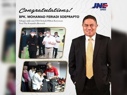 Presdir JNE Raih Penghargaan 50 Indonesia Best CEO 2022 Awards