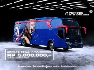 Seru Nih! Ada Lomba Desain untuk Rebranding Bus Arema FC Seru Nih! Ada Lomba Desain untuk Rebranding Bus Arema FC