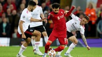 Liverpool di tempat ketiga dengan rata-rata 58,7 persen penguasaan bola per laga (Reuters)