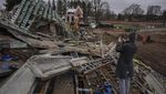 Dulu Buat Main Bola, Stadion di Ukraina Kini Hancur Tak Bersisa