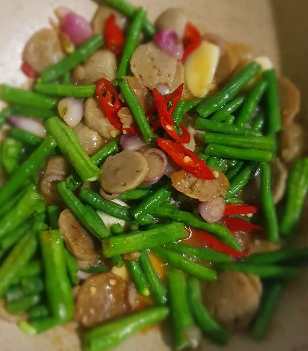 Ilustrasi tumis kacang panjang bakso/ Foto: Instagram.com/unny.dw