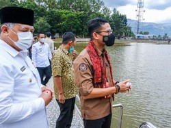 Sandiaga Pede Revitalisasi Rp 6,3 M di Pulau Belibis Oke buat Wisatawan