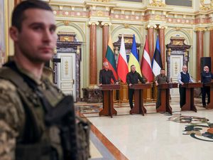 Momen Empat Presiden Negara Tetangga Kunjungi Ukraina