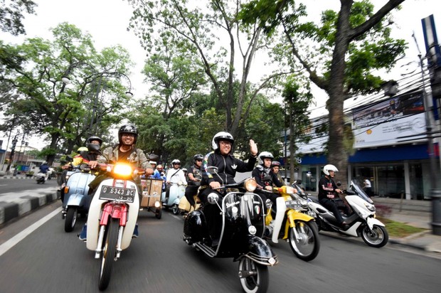 Ngabuburit Bisa Dengan Motor Apapun/Foto : humas.jabarprov.go.id/Humas Jabar
