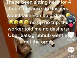 Makanan Ini Terbengkalai Karena Pelanggan Ogah Beri Uang Tip untuk Pengantar Makanan