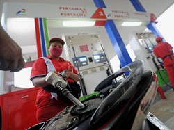 SPBU Pertamina Sukabumi Sambut Pemudik Motor