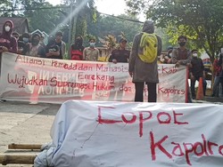Buntut Oknum Polisi Tonjok Mahasiswa Saat Demo, Polres Enrekang Digeruduk