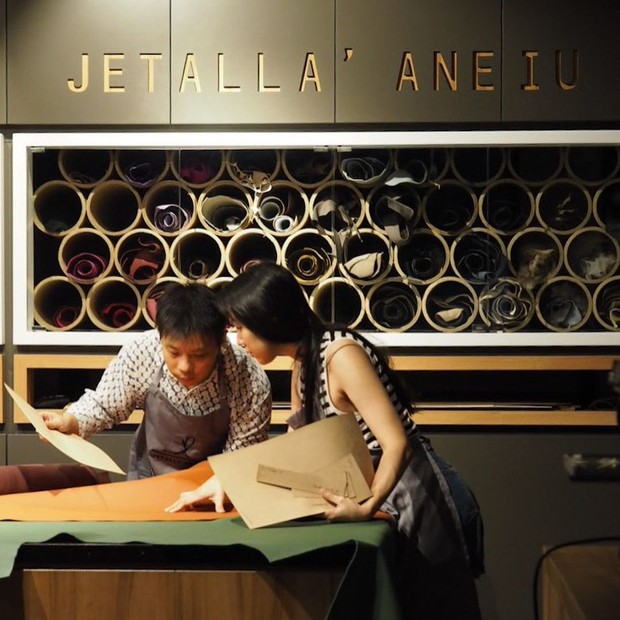 Proses pembuatan tas Jetalla'Aneiu/foto: Instagram/@jetalla_aneiu