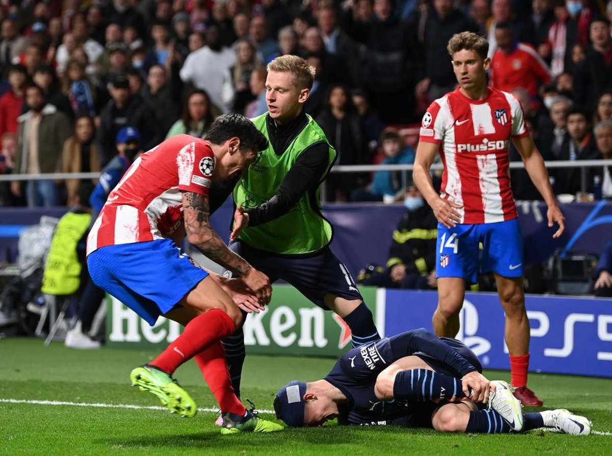 Phil Foden punya peran dalam keributan Atletico Madrid vs Man City. (Foto: Getty Images/Shaun Botterill)