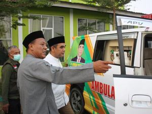 Kunjungi Dapil, Muzani Temui Bupati dan Hibahkan Ambulans ke PCNU Pringsewu