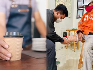 Salut! Kisah Driver Ojol Disabilitas dapat Kaki Palsu usai Antar Kopi