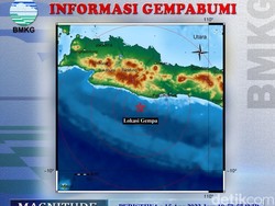 Gempa 3,3 Magnitudo Bergetar di Pangandaran