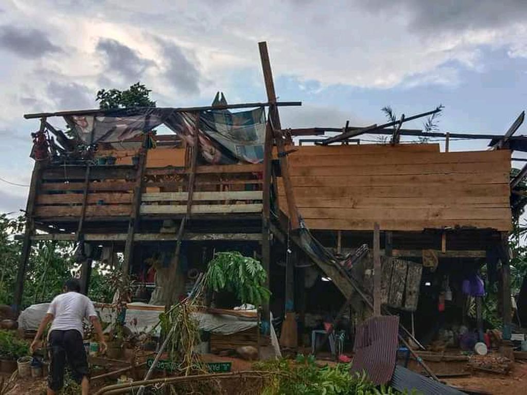 9 Rumah di Enrekang Rusak Diterjang Angin Puting Beliung