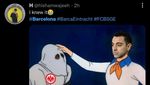 Meme Barcelona Keok dari Liga Europa, Maguire Dibawa-bawa