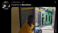 Silakan pergi dari liga Europa, Baarcelona. (Foto: Twitter @bivanjr_)