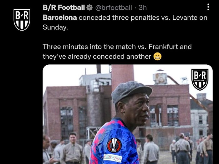 meme barcelona,liga europa,barcelona vs eintracht frankfurt,meme sepakbola,meme barca