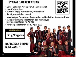 Berminat jadi Putra Putri Sumut? Cek Cara Daftarnya di Sini!