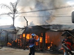 Pria Kaltim Bakar Kontrakan-Istri Gegara Cemburu, 4 Rumah Warga Ikut Terbakar