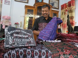 Sarung Goyor Tenun Jombang Tembus Pasar Timur Tengah-Omzetnya Ratusan Juta