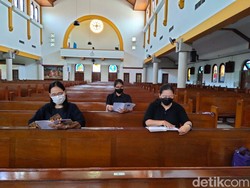2 Tahun Vakum, Jumat Agung di Gereja Kristus Raja Surabaya Kembali Digelar