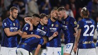Inter Milan bertamu ke Spezia pada Sabtu (16/4) dini hari WIB. Inter menang 3-1 (Getty Images)