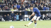 Gol-gol Inter dicetak oleh Marcelo Brozovic, Lautaro Martinez, dan Alexis Sanchez. Tuan rumah cuma bisa membalas sekali via Giulio Maggiore (Getty Images)