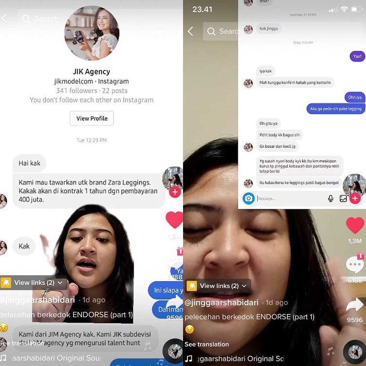 Kisah wanita yang menerima pelecehan seksual berkedok tawaran endorse di media sosial.