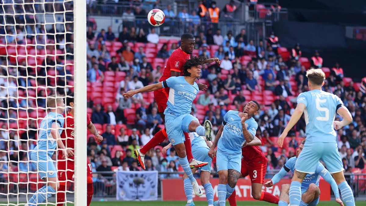 Gol Ibrahima Konate. Foto: Getty Images/Catherine Ivill