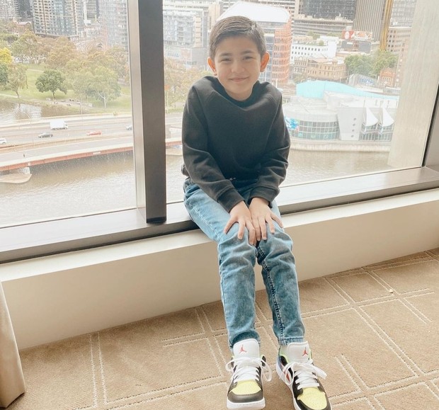 Quenzino anak sulung artis Carissa Puteri/Foto: Instagram.com/carissa_puteri anak artis ganteng