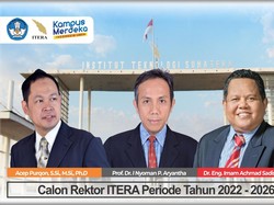 Ada Tiga Calon Rektor Baru di ITERA, Semuanya Dosen ITB