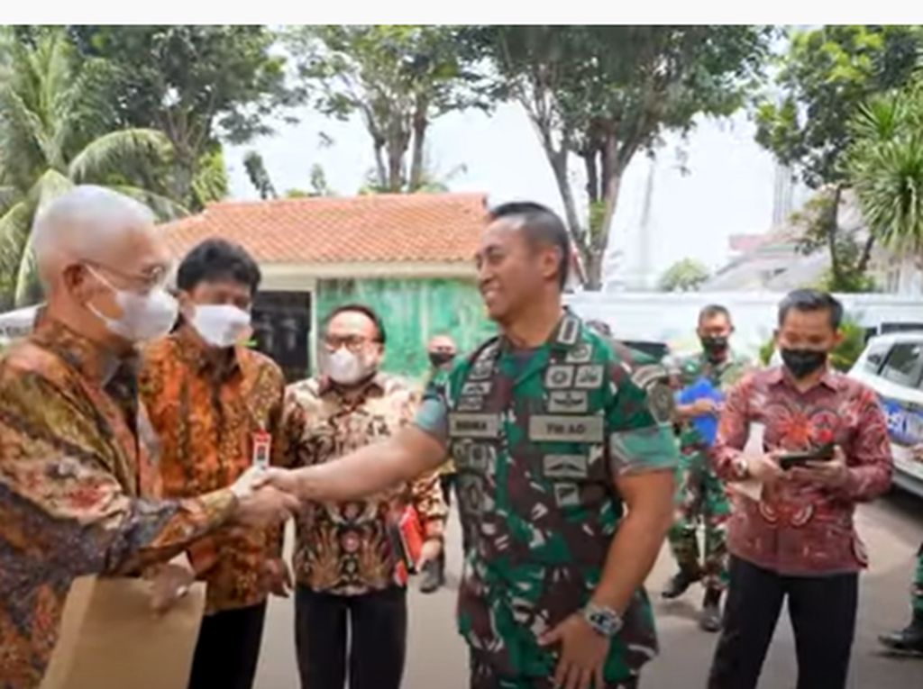 Jenderal Andika Sambut Try Sutrisno dkk: Kami Loyal Lestarikan Pancasila
