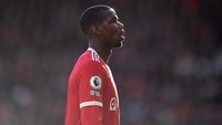 Paul Pogba diyakini cabut dari MU saat kontraknya habis. Foto: Getty Images/Laurence Griffiths