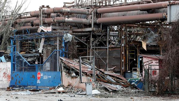 Penampakan Pabrik Baja di Mariupol Hancur Gegara Perang Rusia-Ukraina