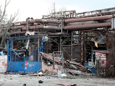 Penampakan Pabrik Baja di Mariupol Hancur Gegara Perang Rusia-Ukraina