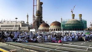 Foto: Rooftop Masjidil Haram Siap Tampung Jemaah
