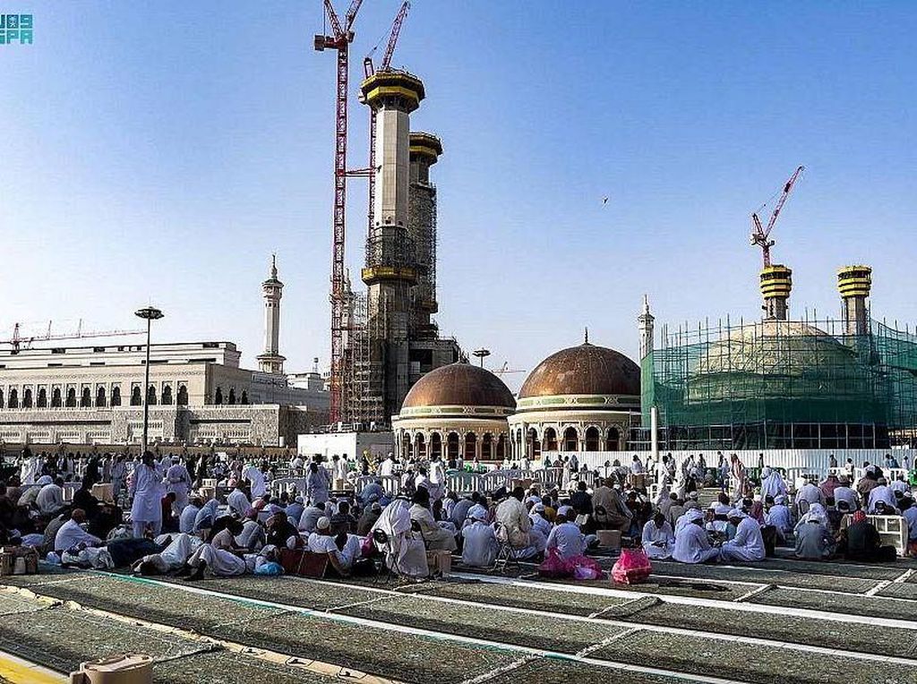 Foto: Rooftop Masjidil Haram Siap Tampung Jemaah Foto: Rooftop Masjidil Haram Siap Tampung Jemaah