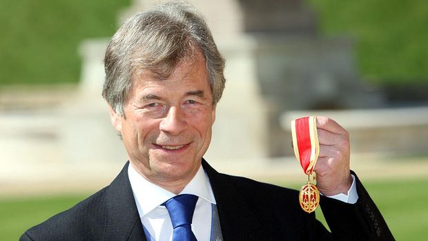 WINDSOR, UNITED KINGDOM - APRIL 08:  British Airways Chairman Sir Martin Broughton poses with his medal after being Knighted by Queen Elizabeth II following an Investiture ceremony at Windsor Castle on April 8, 2011 in Berkshire, United Kingdom.  (Photo by Steve Parsons - WPA Pool/Getty Images)