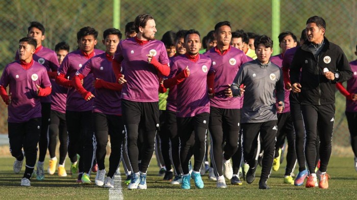 Timnas U-23 selama menjalani Pemusatan Latihan (TC) di Korea Selatan