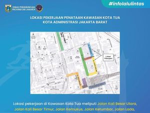 Ada Penataan Kota Tua, Pemprov DKI Lakukan Rekayasa Lalin Mulai Hari Ini