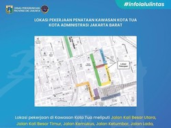 Ada Penataan Kota Tua, Pemprov DKI Lakukan Rekayasa Lalin Mulai Hari Ini