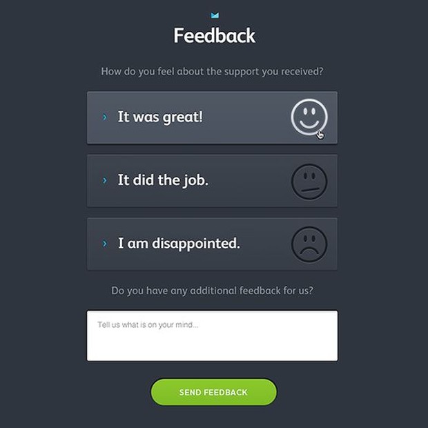 kolom feedback sangat penting untuk meningkat kepercayaan antar penjual dan pembeli