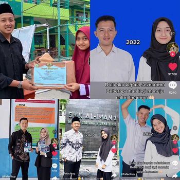 Kisah viral kepala sekolah yang menikah dengan muridnya.