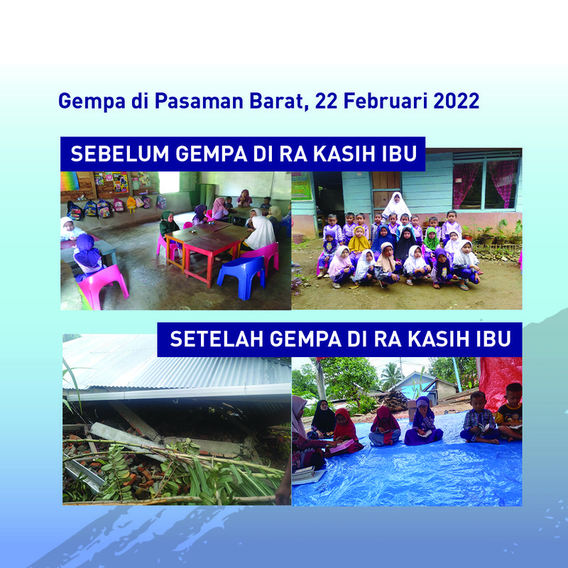 Mari Bantu Bangun Kembali PAUD di Pasaman Barat yang Roboh Usai Gempa