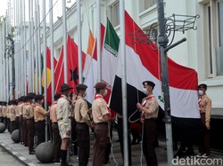 Peringatan KAA, Ratusan Bendera Negara Berkibar di Bandung