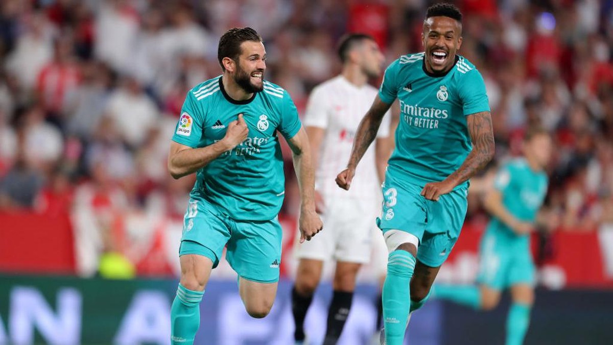 Real Madrid bangkit dari ketertinggalan dua gol untuk berbalik menang 3-2 atas Sevilla (Foto: Getty Images/Fran Santiago)