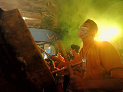 Semarak Festival Arakan Sahur di Kuala Tungkal, Jambi
